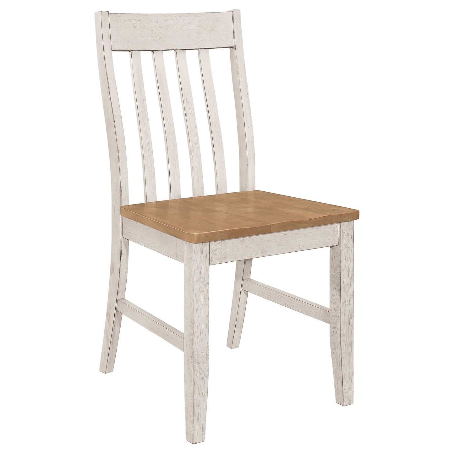 Kirby 5-piece Dining Set Natural and Rustic Off White