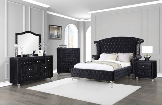 Deanna 5-piece Queen Bedroom Set Black
