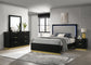 Caraway 4-piece Eastern King Bedroom Set Black