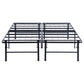 Mabel Metal California King Support Platform Bed Black