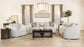 Rainn 3-piece Upholstered Tight Back Living Room Set Latte