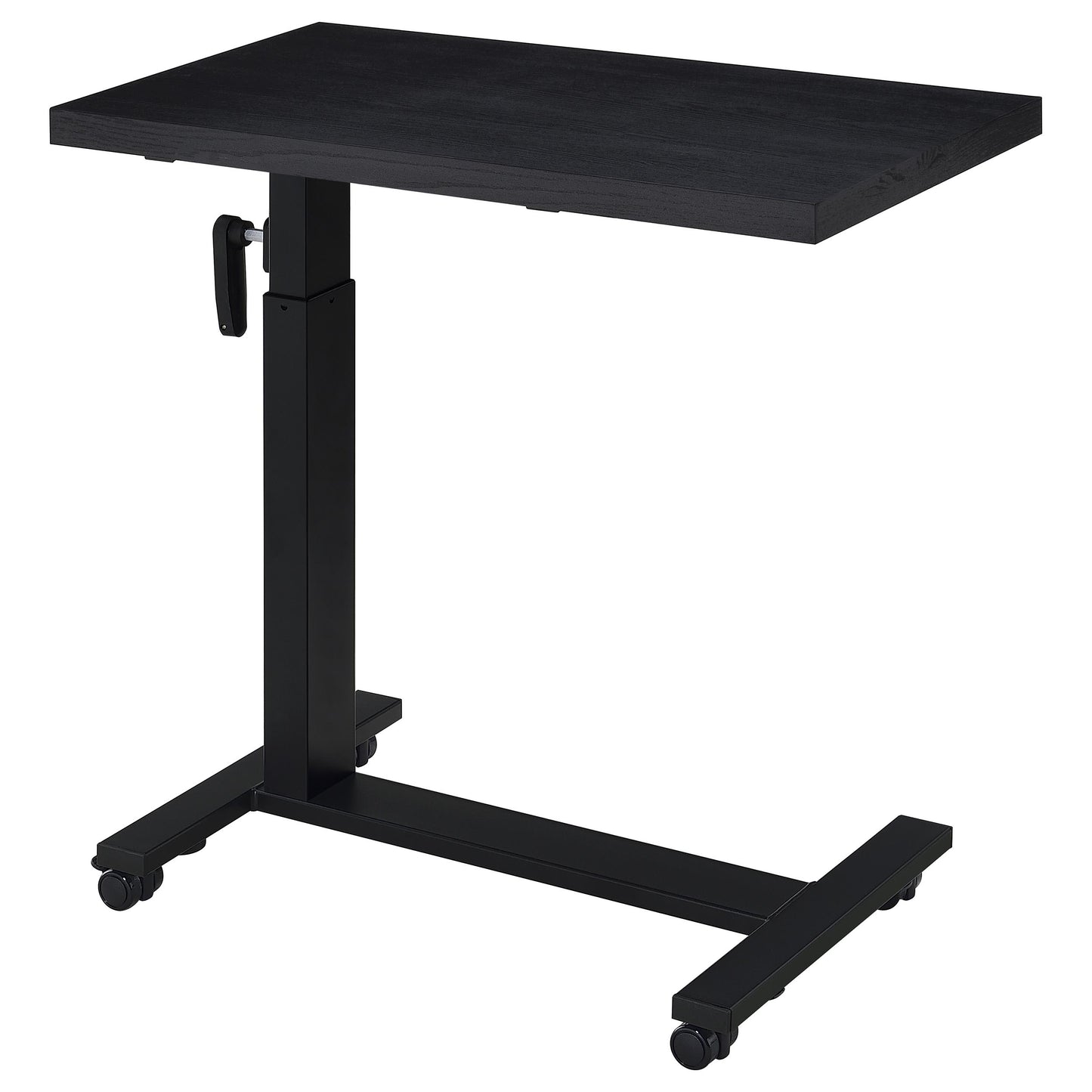 Westpark Height Adjustable Mobile Bedroom C-Table Black