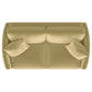 Corliss Upholstered Curved Track Arm Loveseat Camel