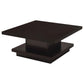 Reston 3-piece Square Coffee and End Table Set Cappuccino