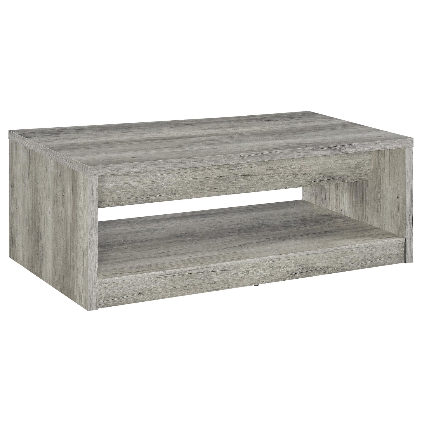 Felix 2-piece Coffee and End Table Set Grey Driftwood