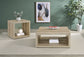 Frisco 2-piece Coffee and End Table Set Distressed Pine