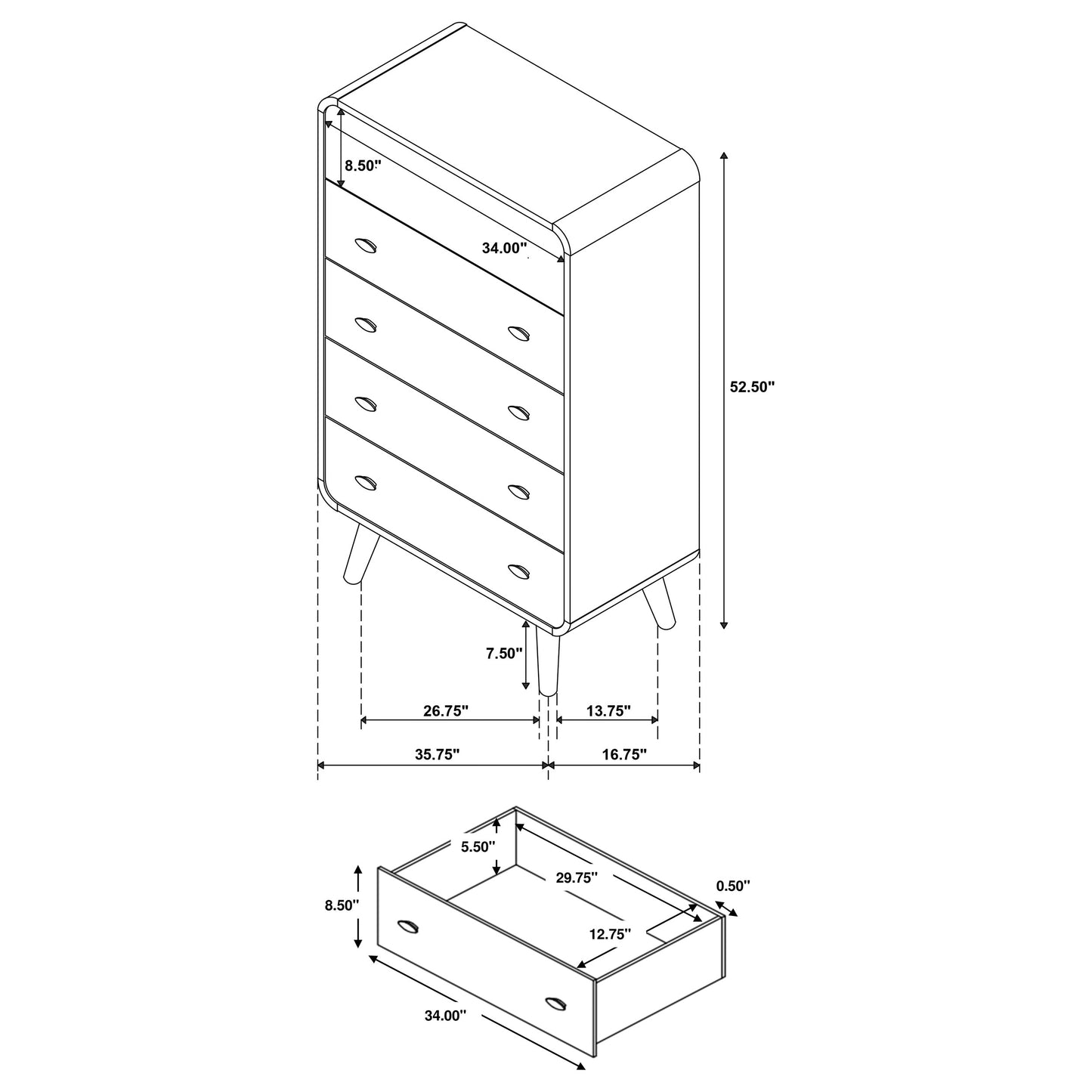 Robyn 5-piece Queen Bedroom Set Light Ash