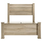Oakglen 55-inch California King Panel Bed Weathered Oak