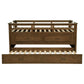 Carlsbad Wood Twin Captains Bed With Trundle Medium Brown