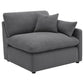 Hobson 5-piece Upholstered Modular Sectional Sofa Charcoal