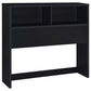 Westpark 3-piece Full Bedroom Set Bookcase Headboard Black