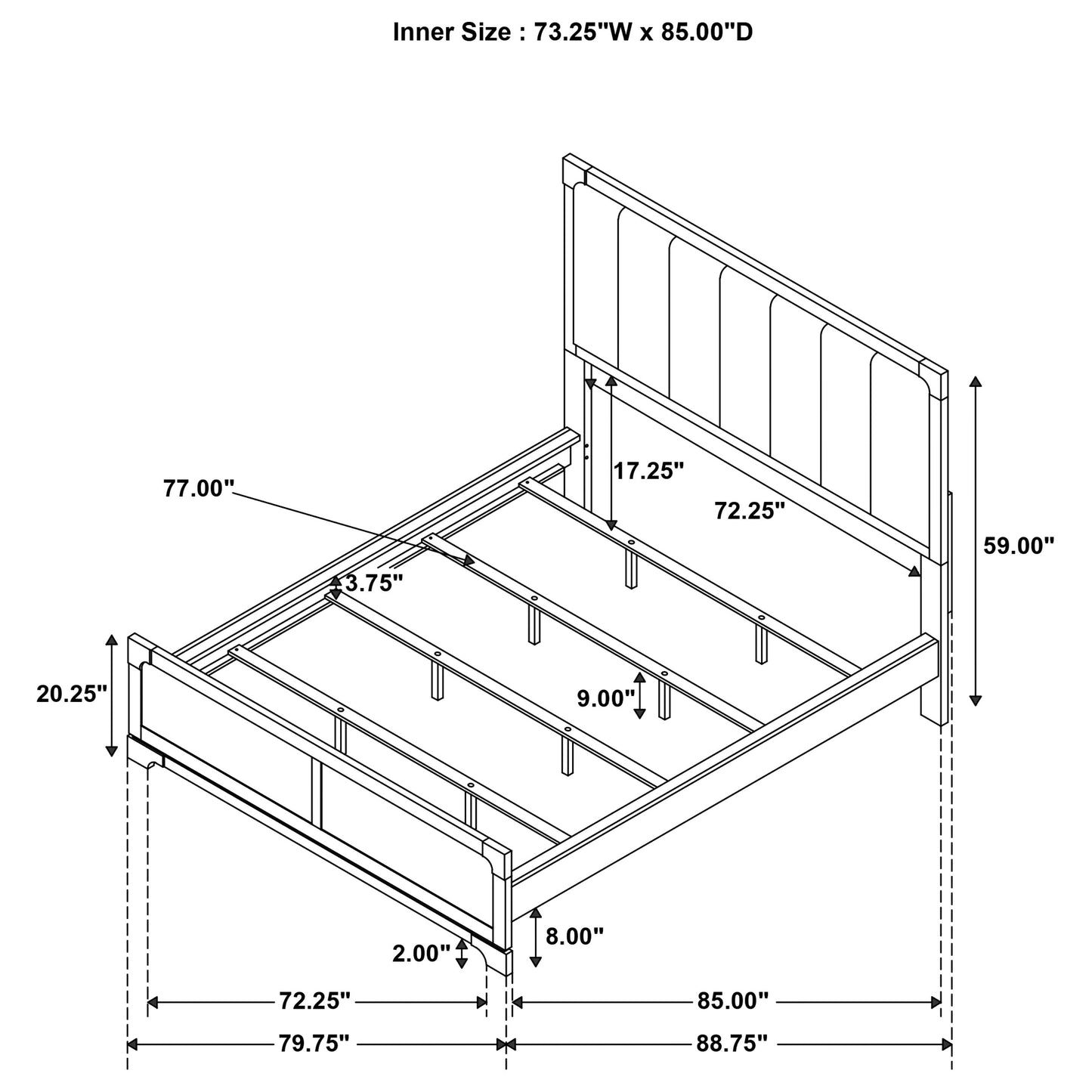 Gran Park 4-piece California King Bedroom Set Dark Cocoa
