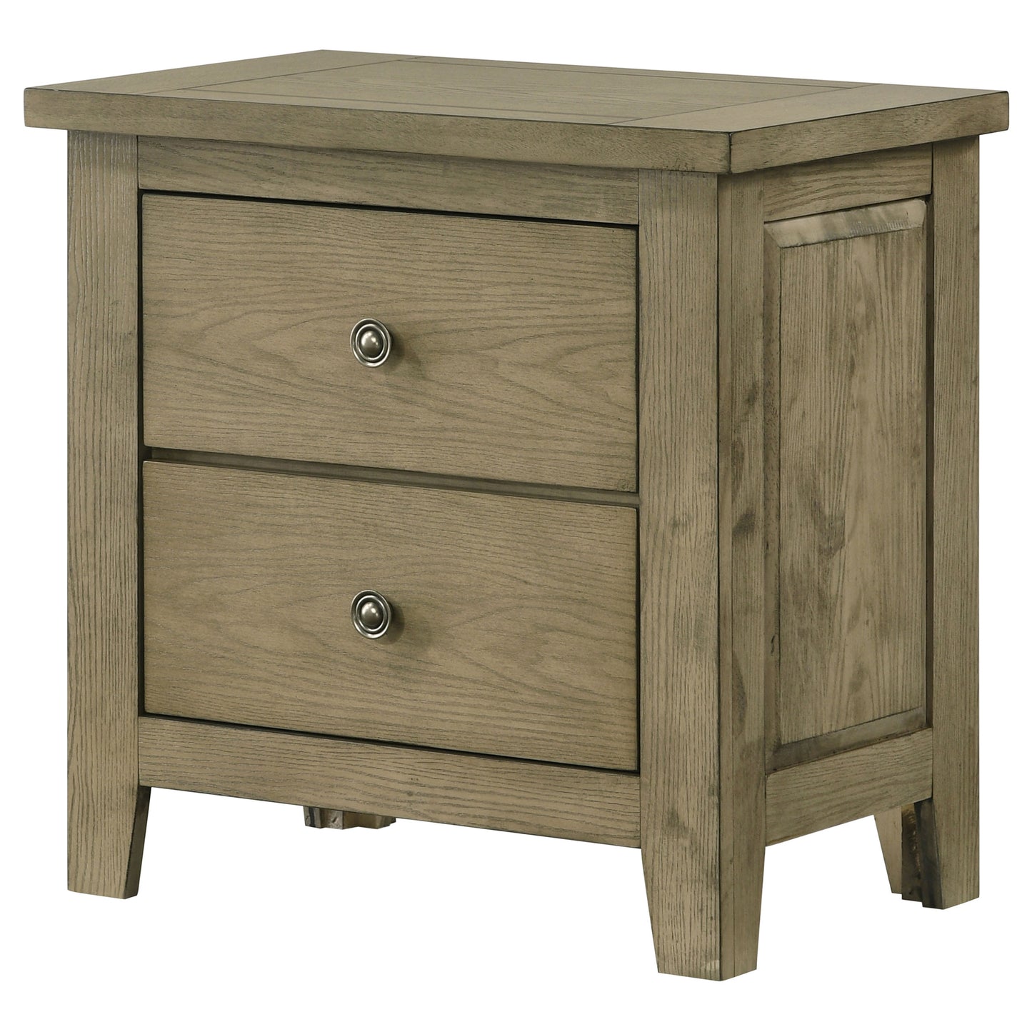 Hazlewood 2-drawer Nightstand Bedside Table Vineyard Oak
