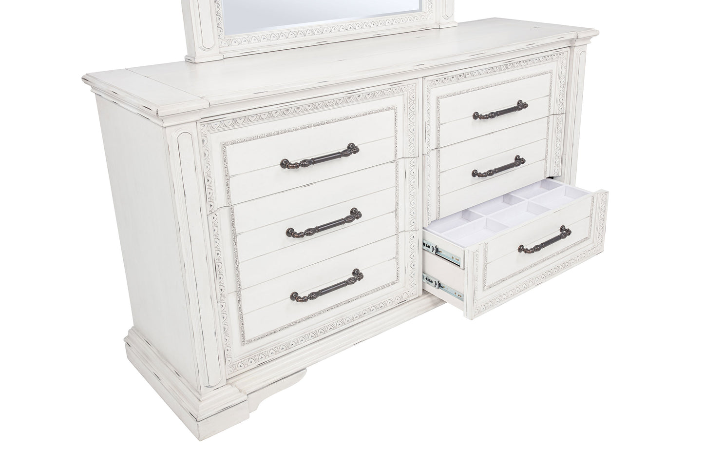 McKinney 5-piece California King Bedroom Set Vintage White