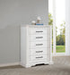 McKinney 5-drawer Bedroom Chest of Drawers Vintage White