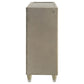 Lorient 8-drawer LED Bedroom Dresser Cabinet Ivory and Camel