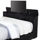 Centergrove Upholstered California King Wingback TV Bed Black