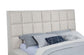 Dreux Upholstered Queen Panel Platform Bed Cream
