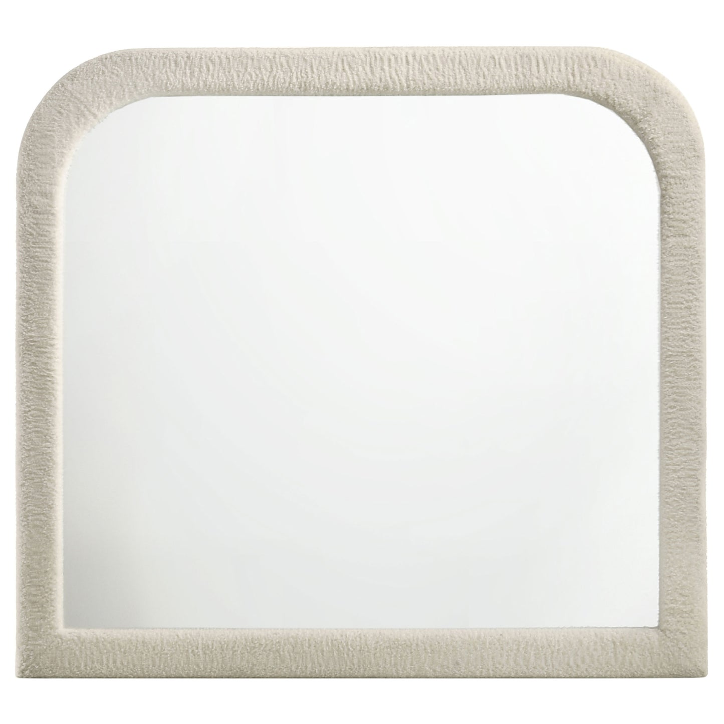 Sonya Upholstered Bedroom Dresser Mirror Ivory