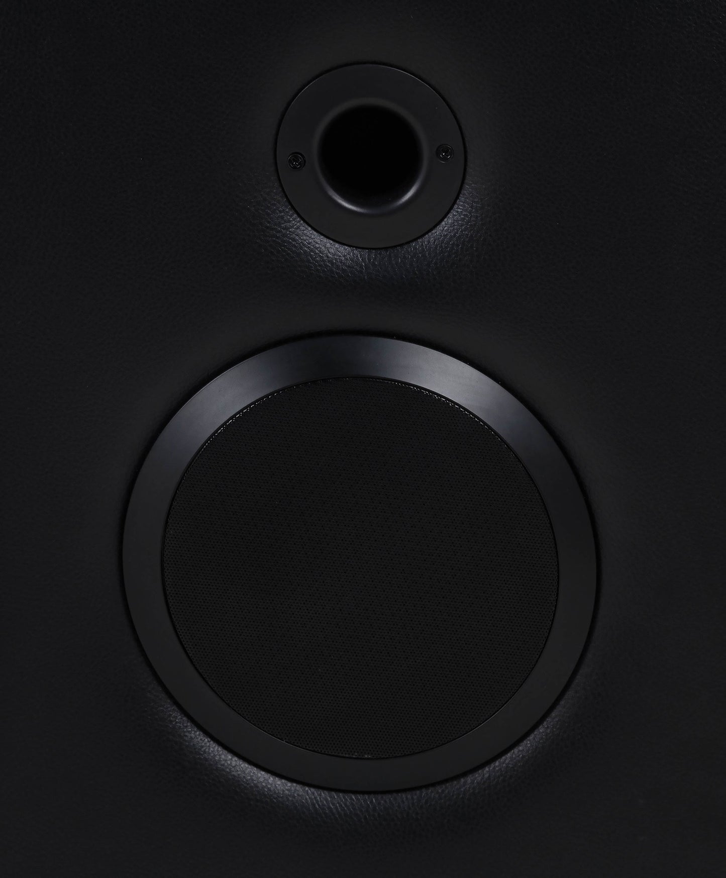 Zuma Faux Leather Dual Power Reclining LED Loveseat Black