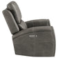 Brickston Triple Power Swivel Glider Recliner Charcoal