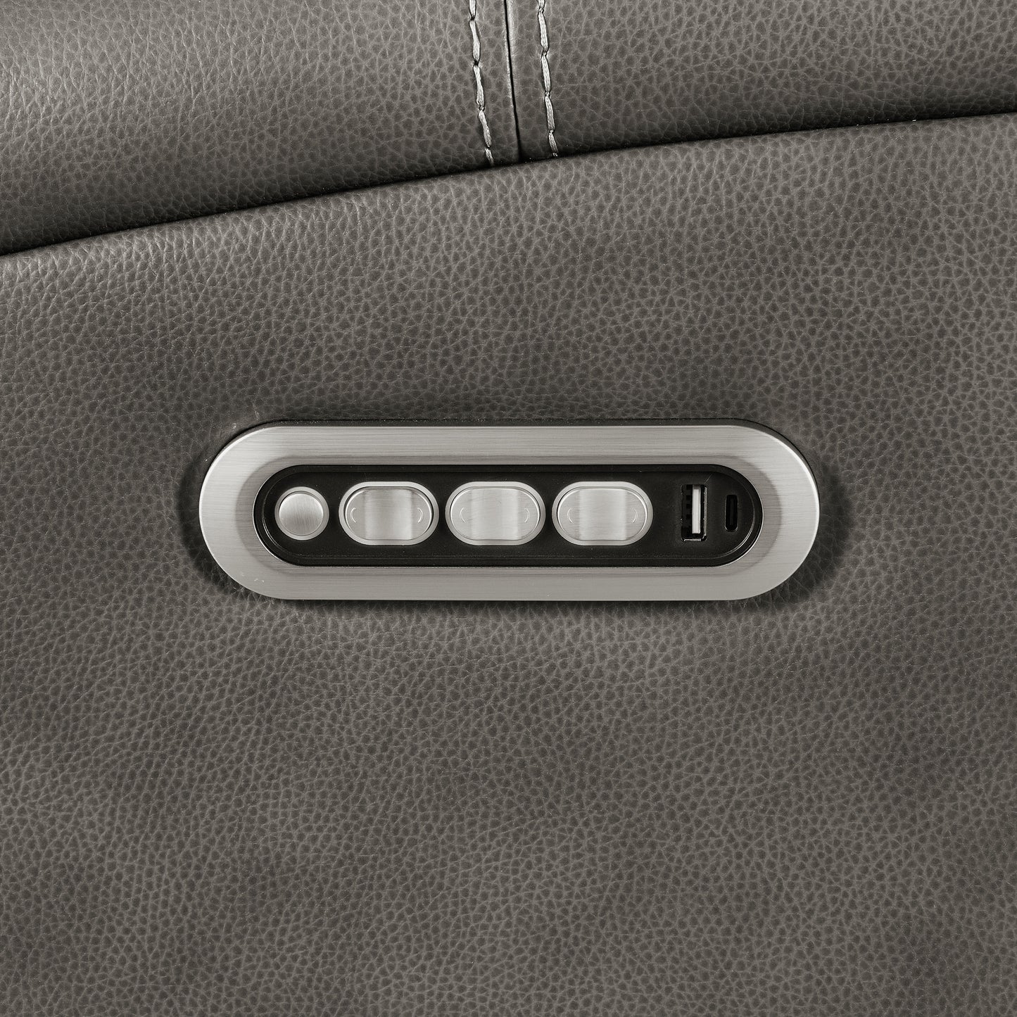 Brickston Triple Power Swivel Glider Recliner Charcoal