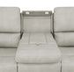 Brickston Triple Power Reclining Sofa Grey