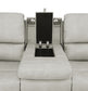 Brickston Triple Power Reclining Sofa Grey