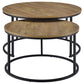 Lainey 2-piece Round Nesting Coffee Table Mango