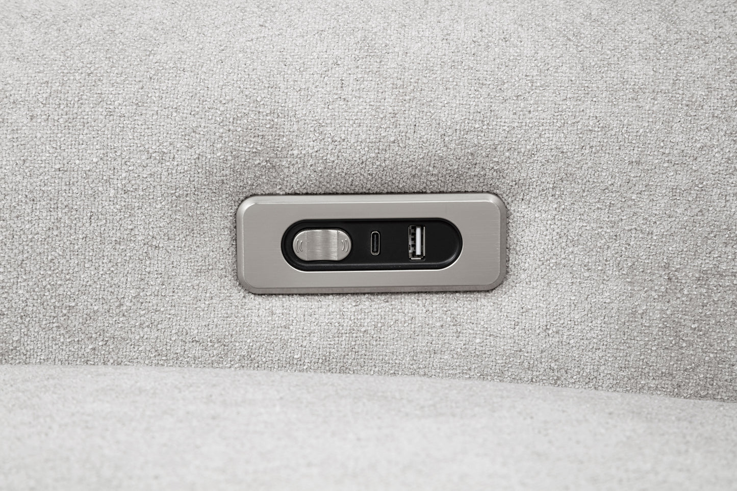 Sylmar 2-piece Chenille Power Reclining Sofa Set Dove Grey