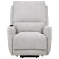 Sylmar Chenille Upholstered Dual Power Lift Recliner Dove Grey