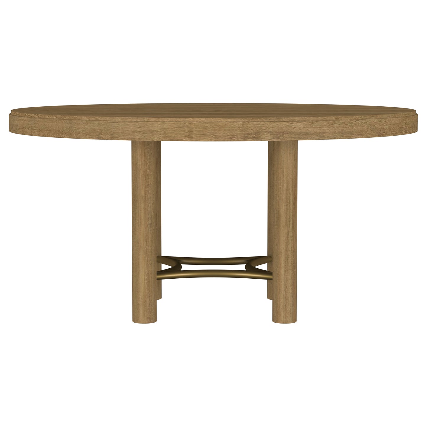 Arini 60-inch Round Wood Dining Room Table Sand Wash