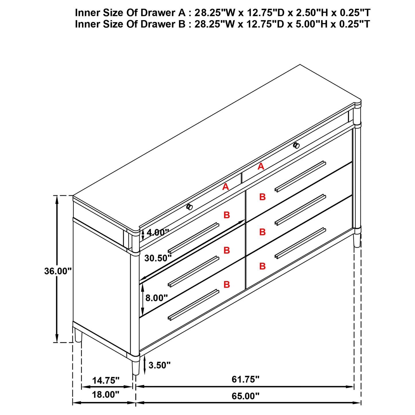 Gracemont 4-piece Eastern King Bedroom Set White