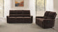 Navarro 2-piece Upholstered Reclining Sofa Set Dark Brown