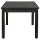 Appleton 7-piece Rectangular Wood Dining Table Set Black Washed and Light Grey