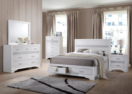 Miranda 5-piece Eastern King Bedroom Set White