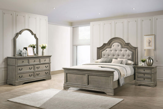 Manchester 4-piece California King Bedroom Set Wheat Brown