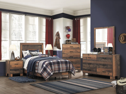 Sidney 4-piece Twin Bedroom Set Rustic Pine