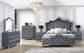 Antonella 7-drawer Upholstered Dresser Grey