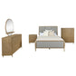 Arini 5-piece Queen Bedroom Set Sand Wash and Grey