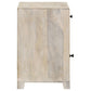 August 1-door Accent Cabinet White Washed
